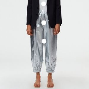 TIBI Silver Jogger